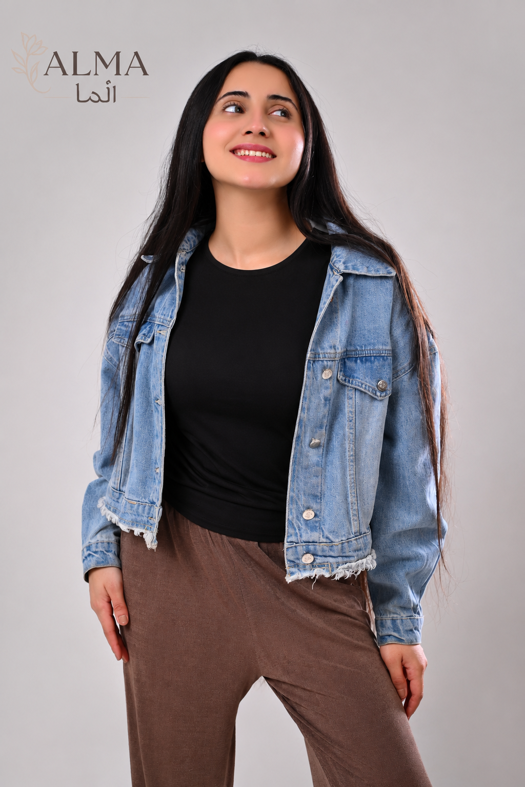 Basic Top Double Layer Full Sleeve - BLACK