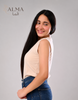 Basic Top Double Layer Sleeveless - BEIGE