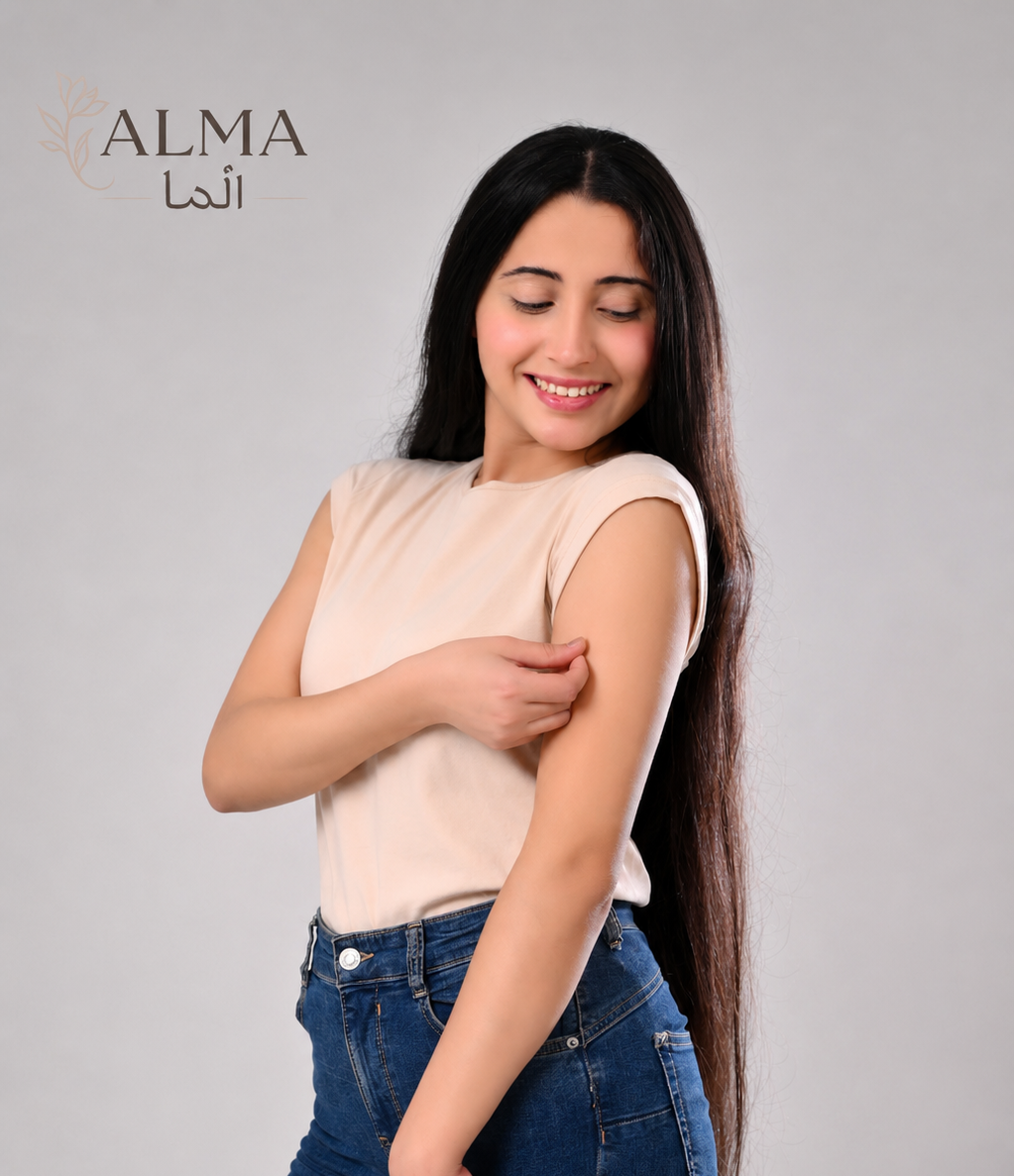 Basic Top Double Layer Sleeveless - BEIGE