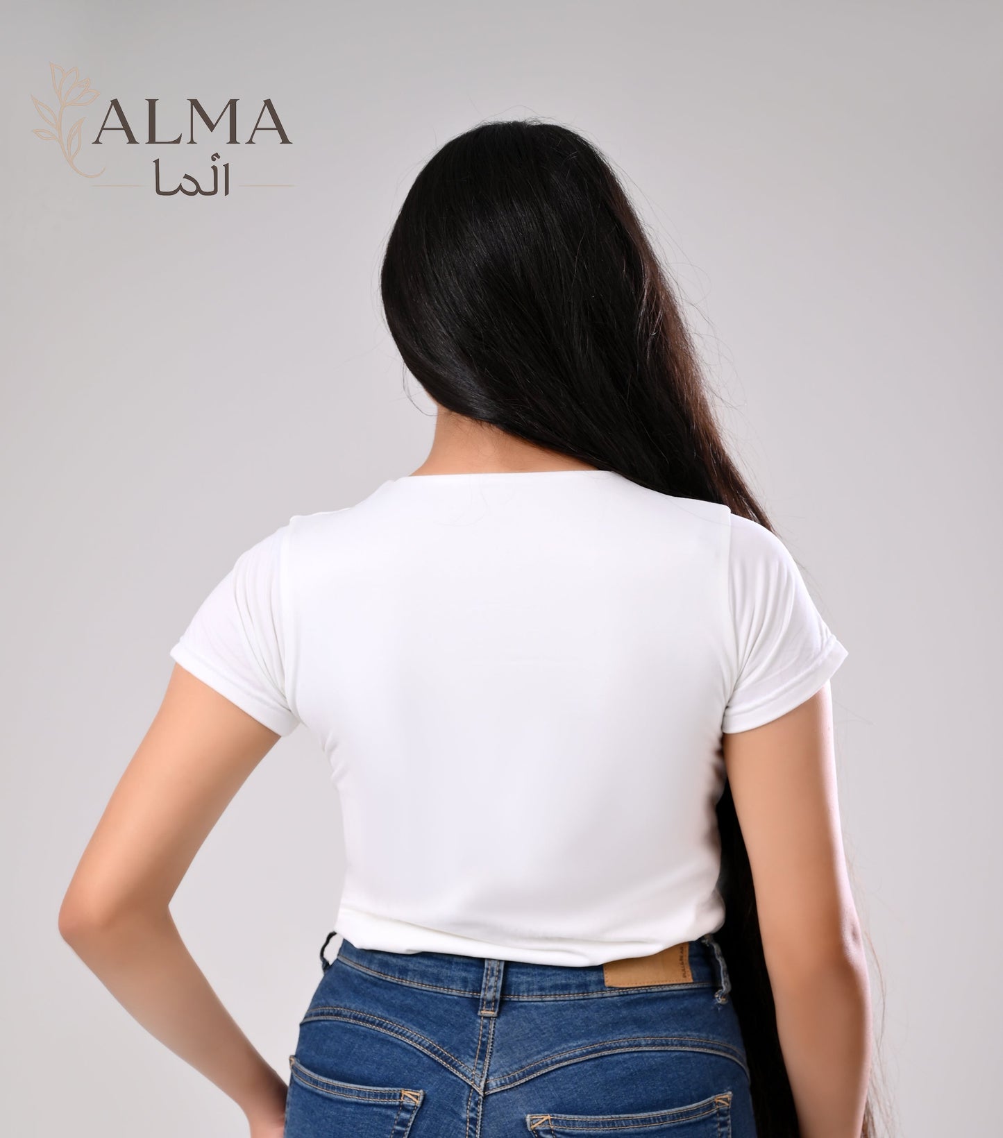 Basic Top Double Layer Short Sleeve - WHITE