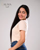 Basic Top Double Layer Short Sleeve - BEIGE