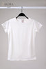 Basic Top Double Layer Short Sleeve - WHITE